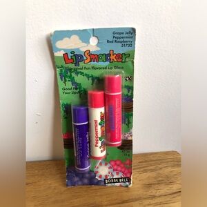 Bonne Bell Lip Smacker Grape Jelly Red Raspberry Peppermint 3 Pack Vintage Seal